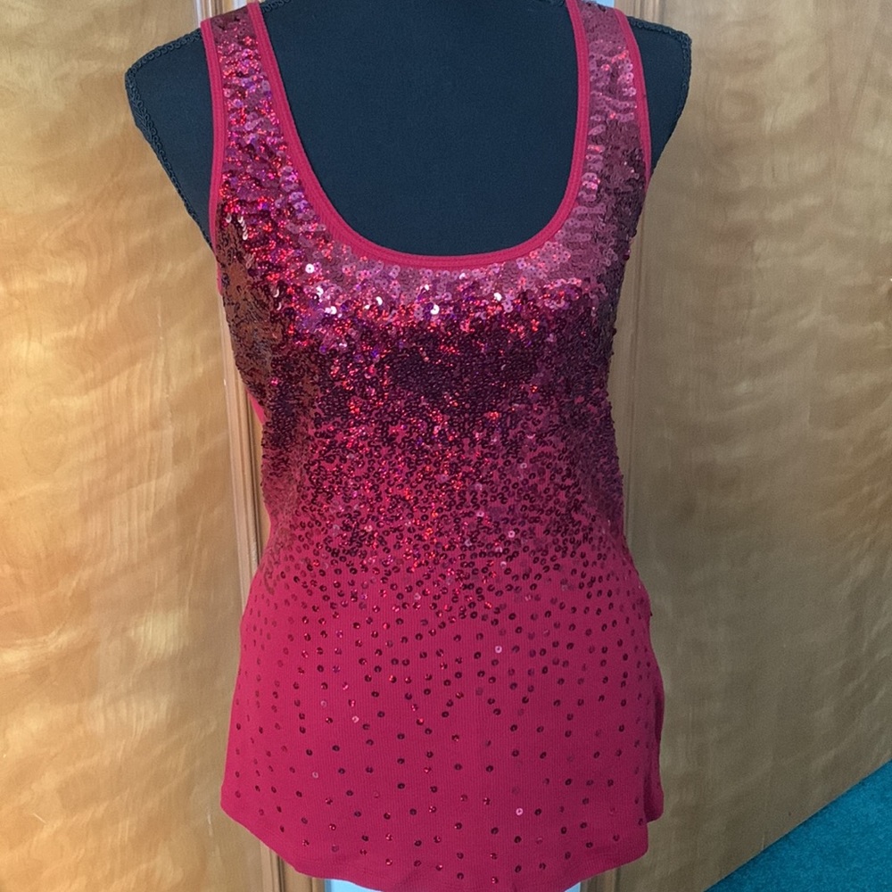 Sexy Basic Tank W/ Sequins Express - image 2